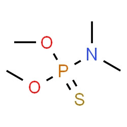 ChemSpider 2D Image | O,O-Dimethyl dimethylphosphoramidothioate | C4H12NO2PS