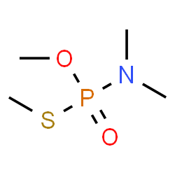 ChemSpider 2D Image | O,S-Dimethyl dimethylphosphoramidothioate | C4H12NO2PS