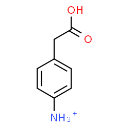 ChemSpider 2D Image | 4-(Carboxymethyl)anilinium | C8H10NO2