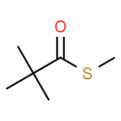 ChemSpider 2D Image | S-Methyl 2,2-dimethylpropanethioate | C6H12OS