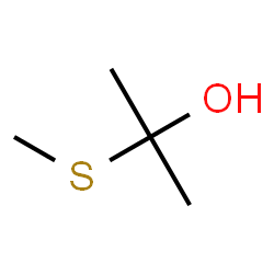 ChemSpider 2D Image | 2-(Methylsulfanyl)-2-propanol | C4H10OS