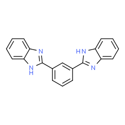 ChemSpider 2D Image | 1,3-Di(1H-benzo[d]imidazol-2-yl)benzene | C20H14N4
