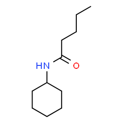 ChemSpider 2D Image | N-Cyclohexylpentanamide | C11H21NO