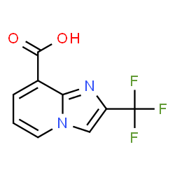 ChemSpider 2D Image | 2-(Trifluoromethyl)imidazo[1,2-a]pyridine-8-carboxylic acid | C9H5F3N2O2