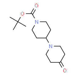 ChemSpider 2D Image | 2-Methyl-2-propanyl 4-oxo-1,4'-bipiperidine-1'-carboxylate | C15H26N2O3