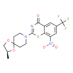 ChemSpider 2D Image | BTZ043 | C17H16F3N3O5S