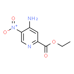 ChemSpider 2D Image | Ethyl 4-amino-5-nitropicolinate | C8H9N3O4