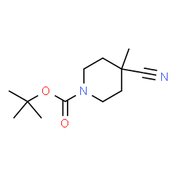 ChemSpider 2D Image | 1-Boc-4-cyano-4-methylpiperidine | C12H20N2O2