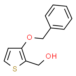 ChemSpider 2D Image | [3-(Benzyloxy)-2-thienyl]methanol | C12H12O2S