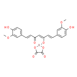 ChemSpider 2D Image | Rubrocurcumin | C23H19BO10