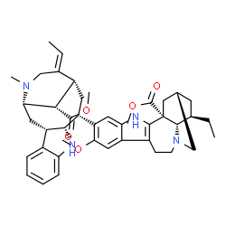 ChemSpider 2D Image | Methyl 12-methoxy-13-[(19Z)-17-methoxy-17-oxo-2,7-dihydrovobasan-3-yl]ibogamine-18-carboxylate | C43H54N4O5