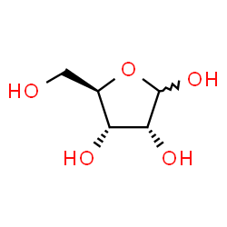 ChemSpider 2D Image | D-Ribofuranose | C5H10O5