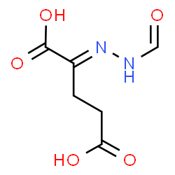 ChemSpider 2D Image | (2E)-2-(Formylhydrazono)pentanedioic acid | C6H8N2O5