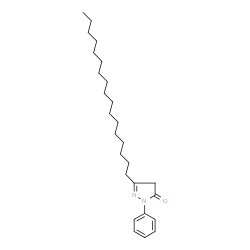 ChemSpider 2D Image | 5-Heptadecyl-2-phenyl-2,4-dihydro-3H-pyrazol-3-one | C26H42N2O