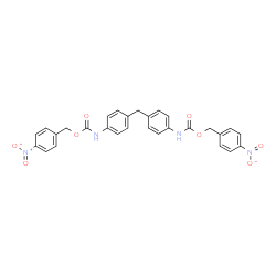 ChemSpider 2D Image | Bis(4-nitrobenzyl) (methylenedi-4,1-phenylene)biscarbamate | C29H24N4O8