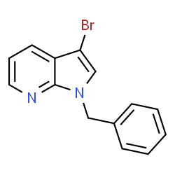ChemSpider 2D Image | 1-Benzyl-3-bromo-1H-pyrrolo[2,3-b]pyridine | C14H11BrN2