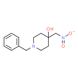 ChemSpider 2D Image | 1-Benzyl-4-(nitromethyl)-4-piperidinol | C13H18N2O3