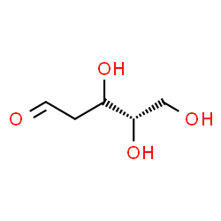 ChemSpider 2D Image | 2-Deoxy-L-erythro-pentose | C5H10O4