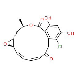 ChemSpider 2D Image | Radicicol | C18H17ClO6