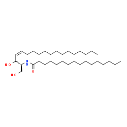 ChemSpider 2D Image | N-[(3S,4Z)-1,3-Dihydroxy-4-octadecen-2-yl]hexadecanamide | C34H67NO3