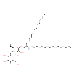 ChemSpider 2D Image | C16 Lactosylceramide (d18:1/16:0) | C46H87NO13