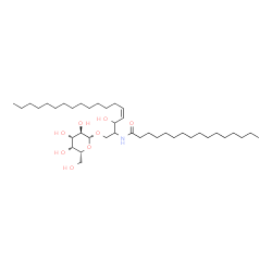 ChemSpider 2D Image | N-[(4Z)-1-(beta-D-Galactopyranosyloxy)-3-hydroxy-4-octadecen-2-yl]hexadecanamide | C40H77NO8