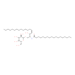 ChemSpider 2D Image | N-[(4Z)-1-(beta-D-Galactopyranosyloxy)-3-hydroxy-4-octadecen-2-yl]octadecanamide | C42H81NO8
