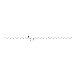 ChemSpider 2D Image | N-[(2S,3R)-1,3-Dihydroxy-2-octadecanyl]pentacosanamide | C43H87NO3