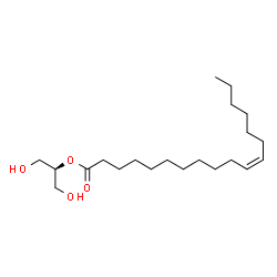 ChemSpider 2D Image | 1,3-Dihydroxy-2-propanyl (11Z)-11-octadecenoate | C21H40O4