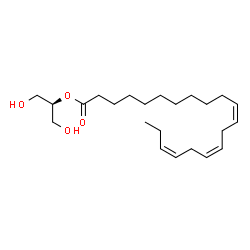 ChemSpider 2D Image | 1,3-Dihydroxy-2-propanyl (11Z,14Z,17Z)-11,14,17-icosatrienoate | C23H40O4