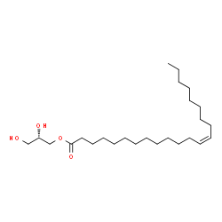 ChemSpider 2D Image | (2S)-2,3-Dihydroxypropyl (13Z)-13-docosenoate | C25H48O4