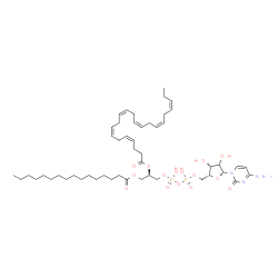ChemSpider 2D Image | 4-Amino-1-{(2xi)-5-O-[({[(2R)-2-[(4Z,7Z,10Z,13Z,16Z,19Z)-4,7,10,13,16,19-docosahexaenoyloxy]-3-(palmitoyloxy)propoxy](hydroxy)phosphoryl}oxy)(hydroxy)phosphoryl]-beta-D-threo-pentofuranosyl}-2(1H)-pyr
imidinone | C50H81N3O15P2