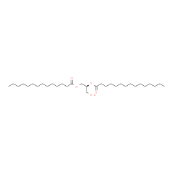 ChemSpider 2D Image | (2S)-1-Hydroxy-3-(tetradecanoyloxy)-2-propanyl pentadecanoate | C32H62O5