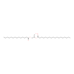 ChemSpider 2D Image | DG(14:0/18:0/0:0) | C35H68O5