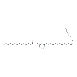 ChemSpider 2D Image | DG(14:0/22:1(13Z)/0:0) | C39H74O5