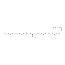 ChemSpider 2D Image | DG(14:0/22:2(13Z,16Z)/0:0) | C39H72O5