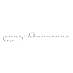 ChemSpider 2D Image | DG(14:1(9Z)/16:0/0:0) | C33H62O5