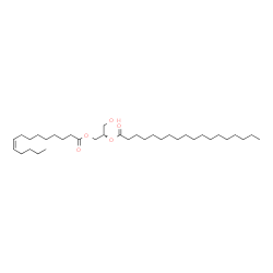 ChemSpider 2D Image | DG(14:1(9Z)/18:0/0:0) | C35H66O5