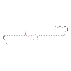 ChemSpider 2D Image | DG(14:1(9Z)/20:2(11Z,14Z)/0:0) | C37H66O5