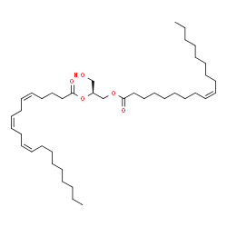 ChemSpider 2D Image | DG(18:1(9Z)/20:3(5Z,8Z,11Z)/0:0) | C41H72O5