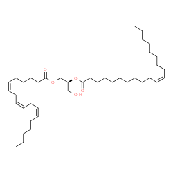 ChemSpider 2D Image | DG(18:3(6Z,9Z,12Z)/20:1(11Z)/0:0) | C41H72O5