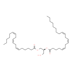 ChemSpider 2D Image | DG(18:3(6Z,9Z,12Z)/20:3(5Z,8Z,11Z)/0:0) | C41H68O5