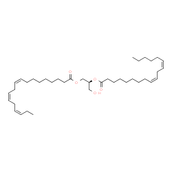 ChemSpider 2D Image | DG(18:3(9Z,12Z,15Z)/18:2(9Z,12Z)/0:0) | C39H66O5