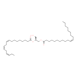 ChemSpider 2D Image | DG(20:1(11Z)/18:3(9Z,12Z,15Z)/0:0) | C41H72O5