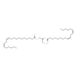 ChemSpider 2D Image | DG(20:2(11Z,14Z)/18:2(9Z,12Z)/0:0) | C41H72O5