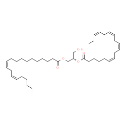 ChemSpider 2D Image | DG(20:2(11Z,14Z)/18:4(6Z,9Z,12Z,15Z)/0:0) | C41H68O5