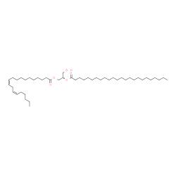 ChemSpider 2D Image | (2S)-1-Hydroxy-3-[(11Z,14Z)-11,14-icosadienoyloxy]-2-propanyl tetracosanoate | C47H88O5