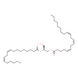 ChemSpider 2D Image | DG(20:3(5Z,8Z,11Z)/18:2(9Z,12Z)/0:0) | C41H70O5