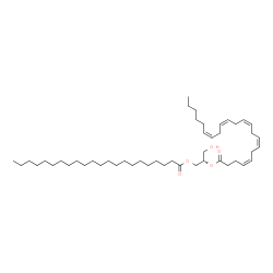 ChemSpider 2D Image | (2S)-1-(Docosanoyloxy)-3-hydroxy-2-propanyl (4Z,7Z,10Z,13Z,16Z)-4,7,10,13,16-docosapentaenoate | C47H82O5