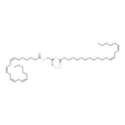 ChemSpider 2D Image | (2S)-2-[(13Z,16Z)-13,16-Docosadienoyloxy]-3-hydroxypropyl (7Z,10Z,13Z,16Z)-7,10,13,16-docosatetraenoate | C47H80O5